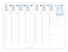 AFFAIRES SD ML Recharge - 10x15 cm - Semainier - 16 mois de septembre à décembre - Quo Vadis