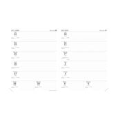 LE PROFESSEUR FR Recharge - 21x27 cm - 2 semaines sur 2 pages - 12 mois de mi-juillet à mi-juillet - Quo Vadis