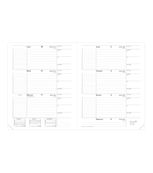 Recharge pour Journal de professeur - 2024-2025 - semainier - 18 x 24 cm - blanc - Quo Vadis Le Principal