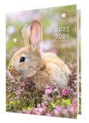 Agenda Lapin - 1 jour par page - 12,5 x 17,5 cm - Oberthur