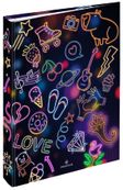 Classeur A4 dos 40 Neon - 25 x 32 cm - Oberthur