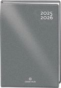 Agenda Gomme métallisé - 1 jour par page - 12,5 x 17,5 cm - argent - Oberthur
