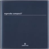 Agenda Boréal - 1 semaine sur 2 pages - 16,5 x 16,5 cm - noir - Oberthur