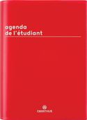 Agenda Boréal - 1 jour par page - 12,5 x 17,5 cm - rouge - Oberthur