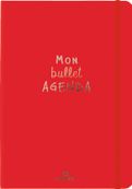 Bullet Agenda - 1 semaine sur 2 pages - 15 x 21 cm - rouge - Oberthur