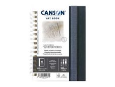 Canson Art Book Saunders Waterford - Livre d'art - reliure à anneaux métalliques - A5 (210 x148 mm) - paysage - 40 feuilles - bleu