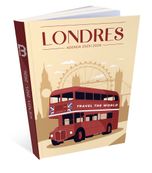 Agenda RDC reliure brochée année scolaire BOUCHUT "Londres" 1 jour /page 12 x 17 cm PEFC 70 %