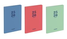 Agenda Bretime Coral 16 mois- semainier - 15 x 21 cm - 3 couleurs disponibles - Brepols