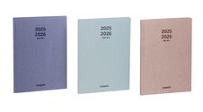 Agenda Semainier Notes 16 mois - 15 x 21 cm - Nature - 3 couleurs disponibles - Brepols