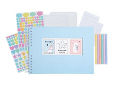 Exacompta ScrapAddict - Kit scrapbook - bleu pastel