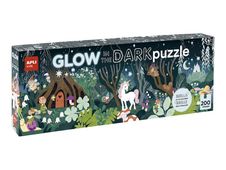 APLI kids - Glow in the dark Magical forest - puzzle - 200 pièces