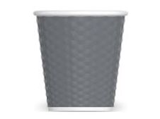 Les Artistes Timeless - Tasse en porcelaine nid d'abeille - 80 ml - gris