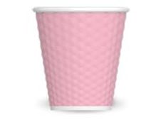 Les Artistes Timeless - Tasse en porcelaine nid d'abeille - 180 ml - rose