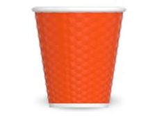 Les Artistes Timeless - Tasse en porcelaine nid d'abeille - 180 ml - orange