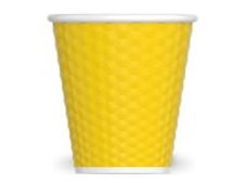 Les Artistes Timeless - Tasse en porcelaine nid d'abeille - 180 ml - jaune