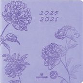 Agenda Summerside - 1 semaine sur 2 pages - 16,5 x 16,5 cm - lilas - Oberthur
