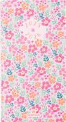 Agenda de poche Chelsea - 1 semaine sur 2 pages - 9,5 x 17,5 cm - floralie rose - Oberthur