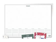 Brepols Desk Mate - Calendrier - de bureau - semainier - 40 feuilles - 500 x 350 mm - non daté