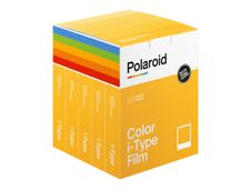 Polaroid i-Type Color - Pellicule couleur à développement instantané - I-type - ASA 640 - 8 poses - 5 cassettes