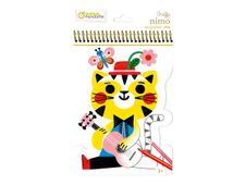 Avenue Mandarine Graffy Nimo - Livre à colorier - 150 x 255 mm - 48 pages - chat