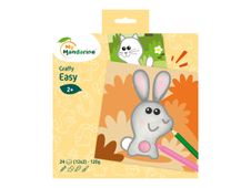 Avenue Mandarine GRaffy Easy - Feuille de coloriage - animaux de la ferme - 120 g/m² - 24 feuilles - blanc - papier - jaune