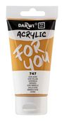 Darwi For You - Peinture acrylique - 75ml Ocre jaune