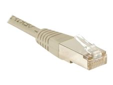 exertis Connect - Cordon de raccordement - RJ-45 (M) pour RJ-45 (M) - 10 m - CAT 6 - gris