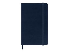 Moleskine Classic - Agenda - 90 x 140 mm - papier ivoire - couverture bleu saphir