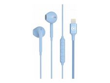 Force Play - Écouteurs filaire avec micro - Lightning - bleu