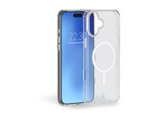 Force Case Air - Coque de protection pour téléphone portable - renforcé, test de chute à 3 mètres, garantie à vie - compatibilité avec MagSafe - alliage polymère, silicone liquide - transparent - pour Apple iPhone 16