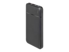 Riva Case Rivapower VA2101 - Banque d'alimentation - 10000 mAh - 37 Wh - 22.5 Watt - 4.5 A - QC 3.0, PD 3.0, SCP - 3 connecteurs de sortie (24 pin USB-C, 2 x USB de type A à 9 broches) - sur le câble : USB-C - noir