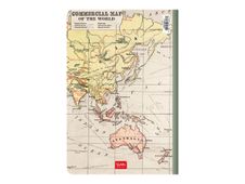 LEGAMI Travel moyenne A5 - Cahier de notes - relié - 142 x 210 mm - 40 feuilles / 80 pages - blanc - ligné