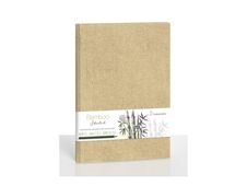 Hahnemühle - Carnet de croquis - A4 (210 x 297 mm) - portrait - 64 feuilles / 128 pages - papier blanc naturel - couverture beige - bambou