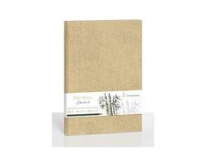 Hahnemühle - Carnet de croquis - A5 (148 x 210 mm) - portrait - 64 feuilles / 128 pages - papier blanc naturel - couverture beige - bambou
