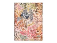 Paperblanks William Kilburn - Agenda - 2025 - semainier - reliure piquée - midi - 125 x 180 mm - 160 pages - papier crème - anemone - couvercle multicolore