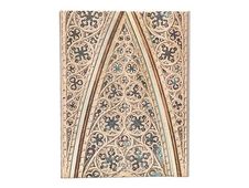 Paperblanks Duomo di Milano - Agenda - 2025 - semainier - reliure piquée - ultra - 175 x 230 mm - 160 pages - papier crème - vault of the Milan cathedral - couverture blanche