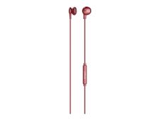 Ryght B-PODS - Écouteurs avec micro - intra-auriculaire - filaire - jack 3,5mm - rouge