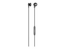 Ryght B-PODS - Écouteurs avec micro - intra-auriculaire - filaire - jack 3,5mm - noir