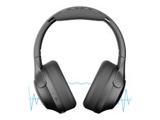 Ryght TIHO ANC 2 - Casque sans fil - Suppresseur de bruit actif - USB-C - noir
