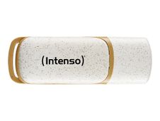 Intenso Green Line - Clé USB 128 Go - USB 3.2 Gen 1 - brun, beige