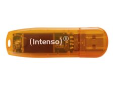 Intenso Rainbow Line - Clé USB 64 Go - USB 2.0 - orange (pack de 2)
