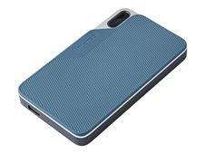 Intenso TX100 - Disque dur externe 500 Go SSD - USB 3.2 Gen 1x1 (USB-C connecteur) - gris-bleu
