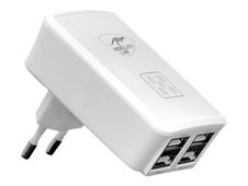 Mobility Lab Wall Charger - Chargeur secteur - 4 connecteurs de sortie (USB) - blanc