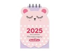 Miquelrius Back2Fun - Calendario - escritorio - 2025 - oso - un mes vista - mini - 118 x 80 mm - fecha