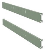 Supports ecrans pour table Coworking ELKI - vert sauge