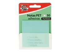Grafoplas Fixo Notes - Notas adhesivas - 75 x 75 mm - 50 hojas - menta