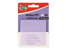 Grafoplas Fixo Notes - Notas adhesivas - 75 x 75 mm - 50 hojas - lavanda