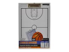 Office Box - Portapapeles - 2 vistas - para A4 Plus (230 x 320 mm) - baloncesto - blanco