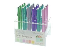 Office Box - Bolígrafo - azul - replegable