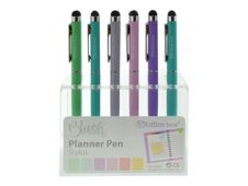 Office Box - Bolígrafo - azul - replegable